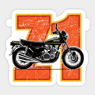 Kawasaki Z1- The widow maker Sticker